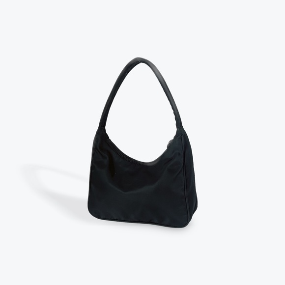 Authentic Prada Black Nylon Hobo Bag - Picture 3 of 12